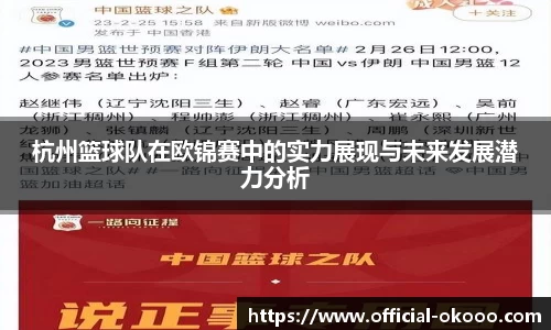杭州篮球队在欧锦赛中的实力展现与未来发展潜力分析